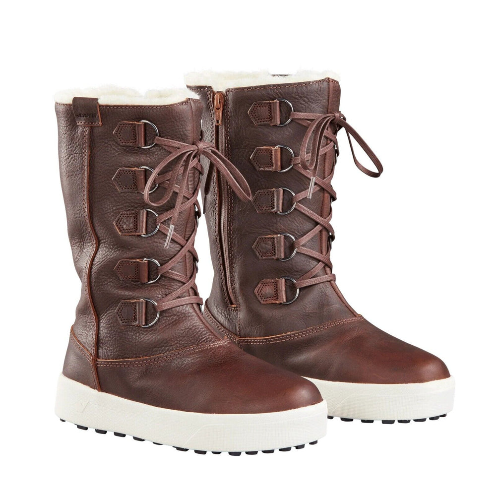 Baffin Women's Yorkville Wool Lined Waterproof Leather Winter Boots with Side Zip Entry — ScoutTech