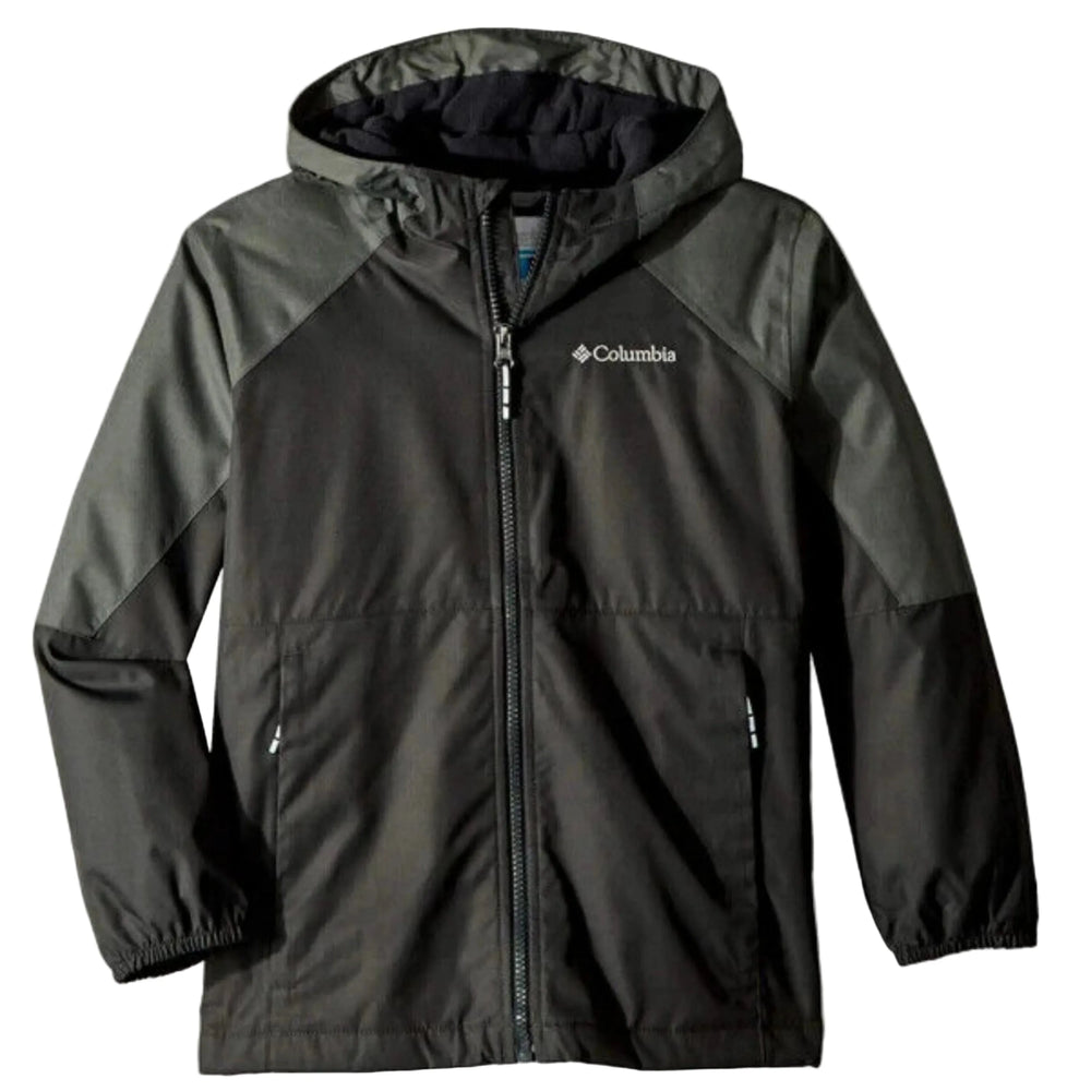 Blouson d'hiver imperméable Columbia pour garçons, doublé en molleton, modèle Endless Explorer, petit jeunesse
