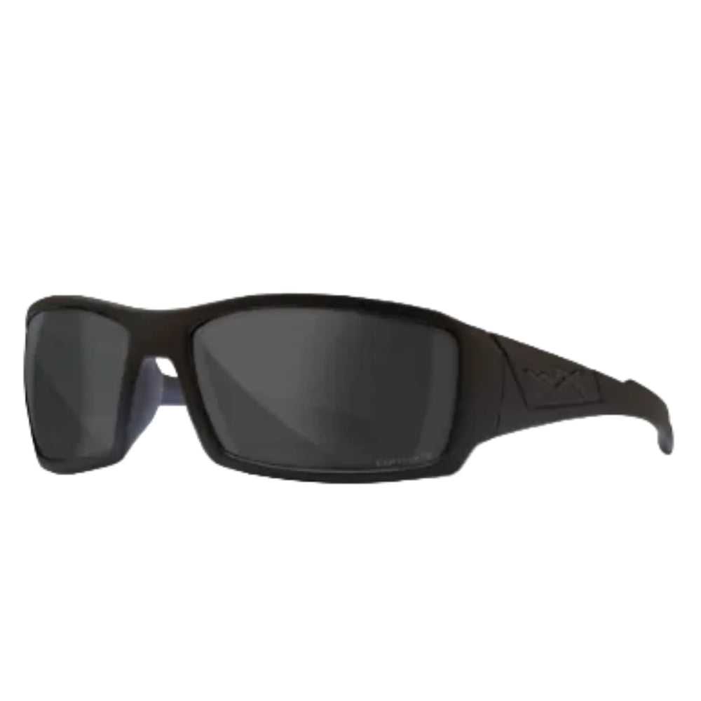Wiley X Twisted Sunglasses Alternative Fit with Captivate Polarized Grey Lenses