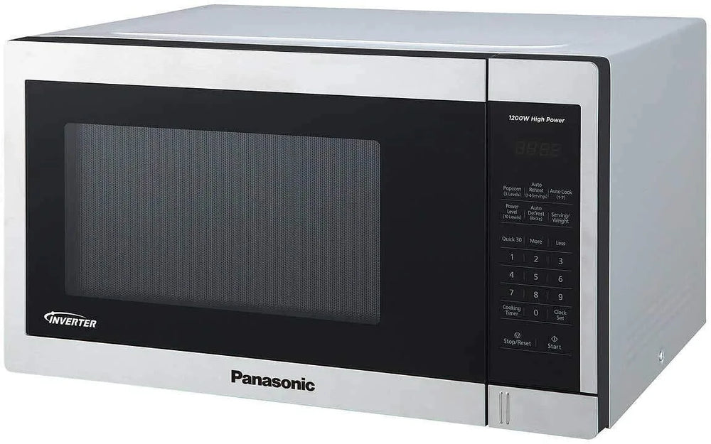 PANASONIC 1.3 CU FT Stainless Steel Genius Microwave - Refurbished with Home Essentials warranty - NN-SC678S — Home Essentials Outlet