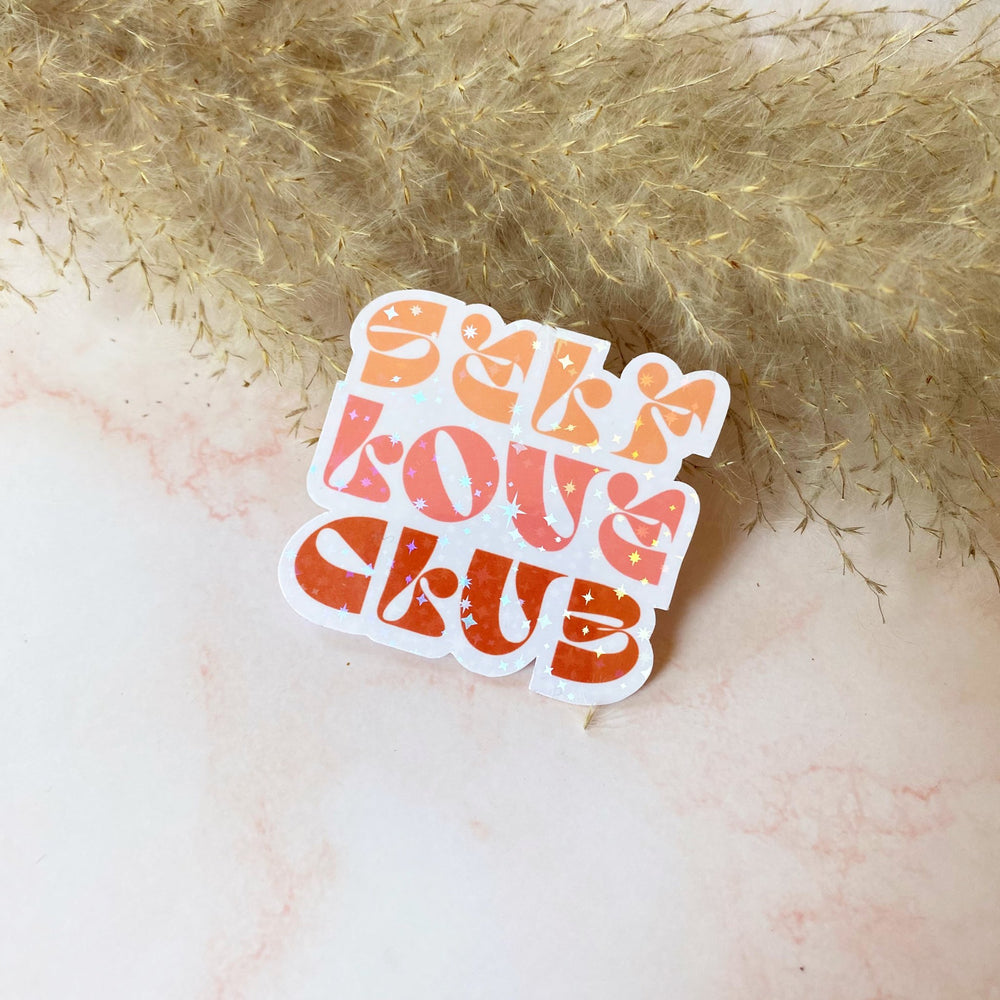Self Love Club Sticker — Cheeky Peach Designs