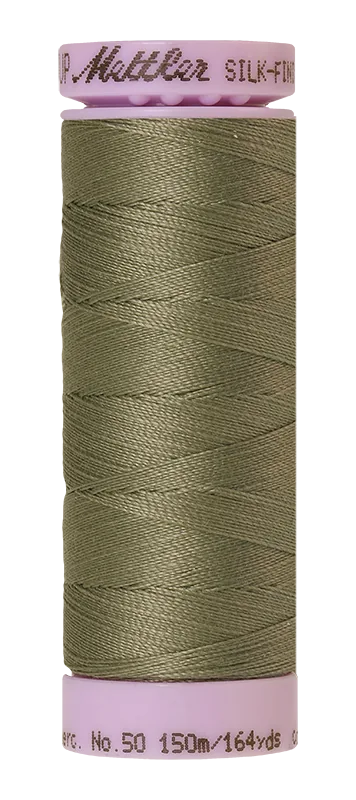 Mettler Silk-finish 50wt Solid Cotton Thread 164yd/150m Sage — Cottage Quilting Ltd.
