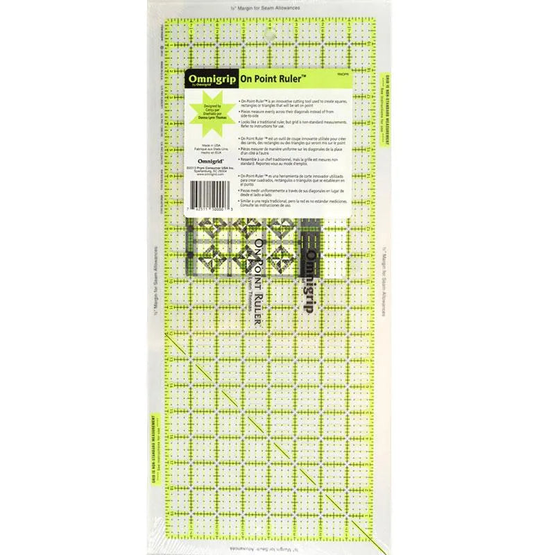 Omni On Point Ruler — Cottage Quilting Ltd.