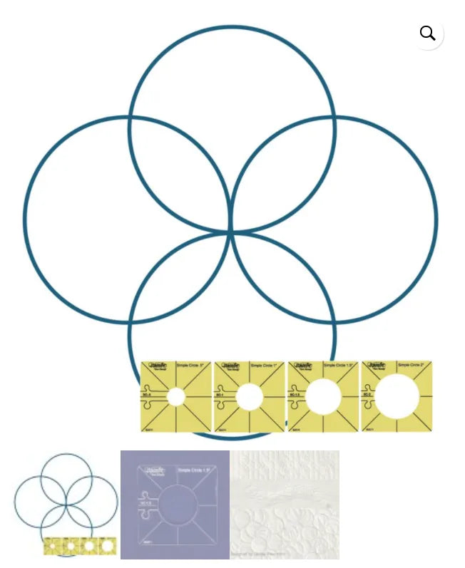 Westalee by Sew Steady - Simple Circles Template — Cottage Quilting Ltd.