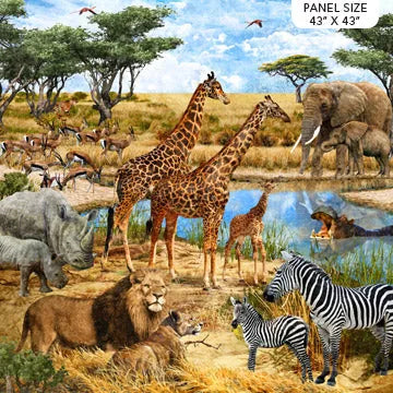 Savanna Stonehenge Panel — Cottage Quilting Ltd.