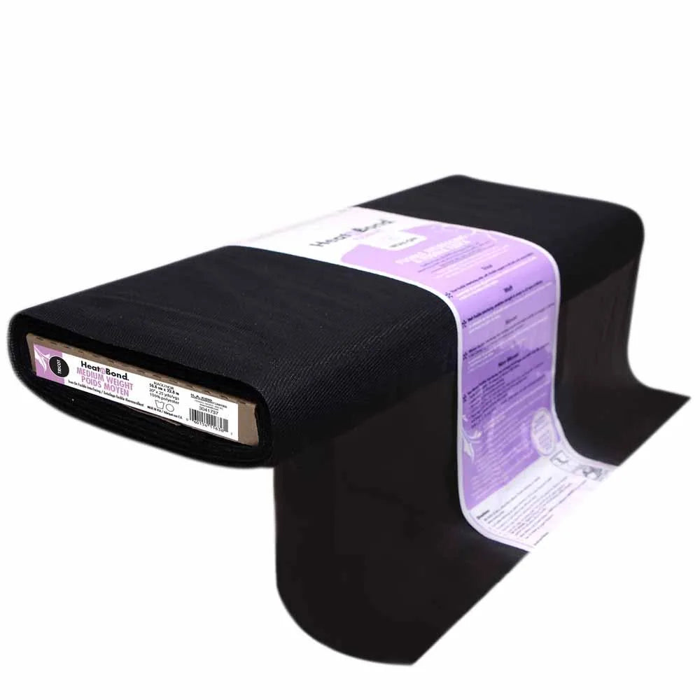 HEATNBOND Light Weight Fusible Interfacing - Black - 50.8cm (20" ) — Cottage Quilting Ltd.