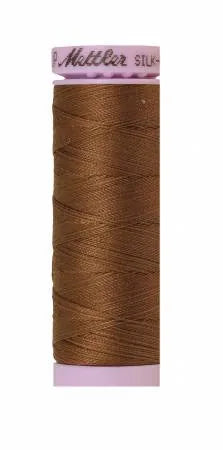 Mettler Silk-finish 50wt Solid Cotton Thread 164yd/150m Pecan — Cottage Quilting Ltd.