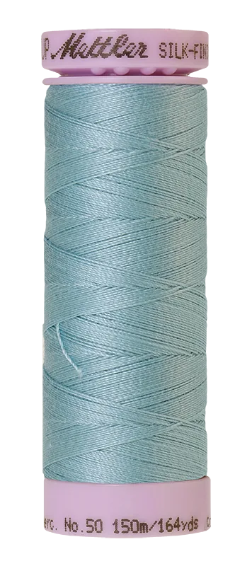 Mettler Silk-finish 50wt Solid Cotton Thread 164yd/150m Rough Sea — Cottage Quilting Ltd.