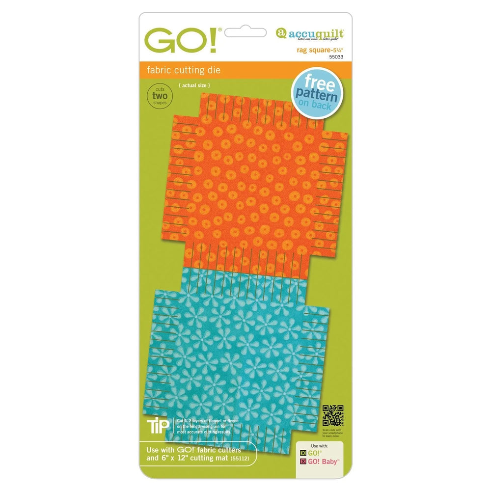 GO! Rag Square-5 1/4" — Cottage Quilting Ltd.