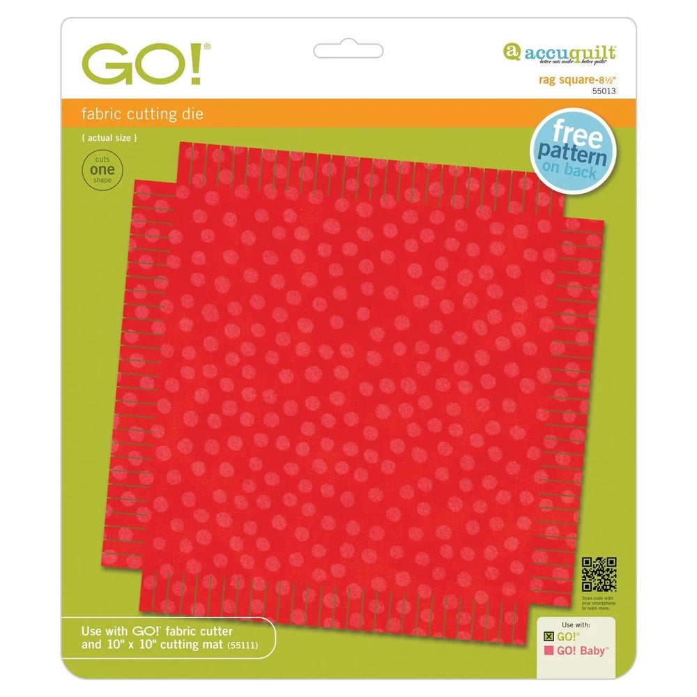 GO! Rag Square-8 1/2" — Cottage Quilting Ltd.