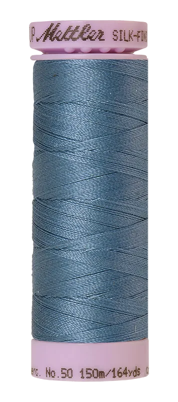 Mettler Silk-finish 50wt Solid Cotton Thread 164yd/150m Laguna — Cottage Quilting Ltd.