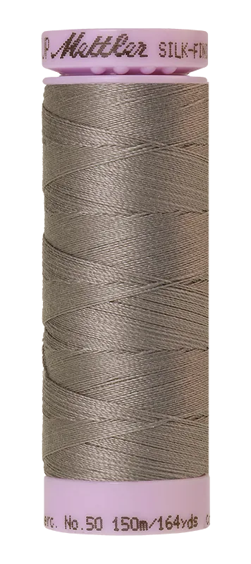 Mettler Silk-finish 50wt Solid Cotton Thread 164yd/150m Rain Cloud — Cottage Quilting Ltd.