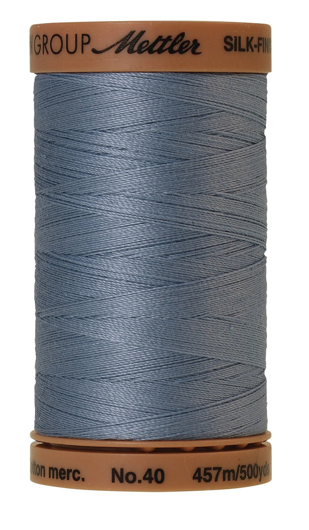 Mettler Silk-Finish 40wt Solid Cotton Thread 500yd/457M Summer Sky — Cottage Quilting Ltd.