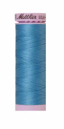Mettler Silk-Finish 50wt Solid Cotton Thread 164yd/150M Snorkel Blue — Cottage Quilting Ltd.