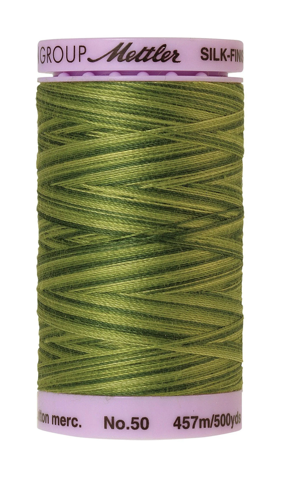 Mettler Silk-Finish 50wt Variegated Cotton Thread 500yd/457M Ferns — Cottage Quilting Ltd.