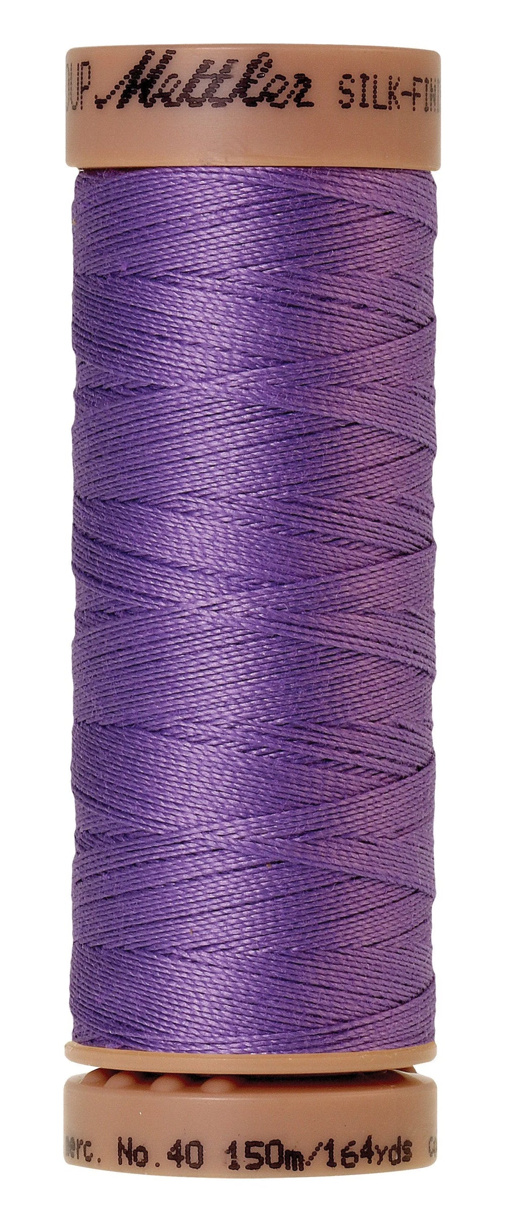 Mettler Silk-Finish 40wt Solid Cotton Thread 164yd/150M English Lavender — Cottage Quilting Ltd.