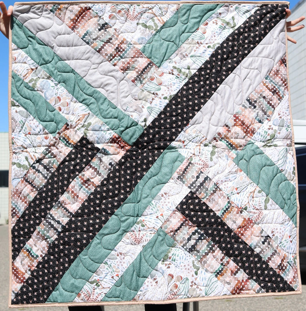 Store Sample- Lap Quilt- Strips — Cottage Quilting Ltd.