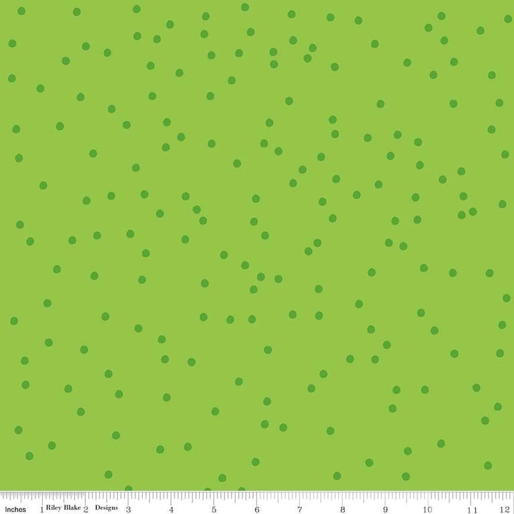 Riley Blake - On the Dot - Kiwi — Cottage Quilting Ltd.