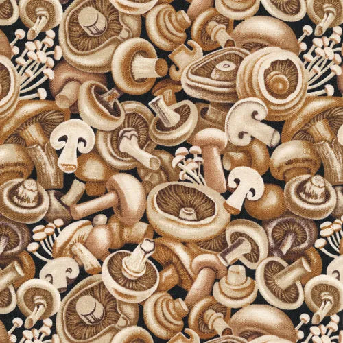Farmer John's Garden Party- Mushrooms — Cottage Quilting Ltd.