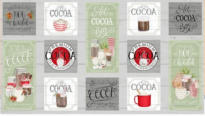 Hot Cocoa Bar Panel by Wilminton Prints — Cottage Quilting Ltd.