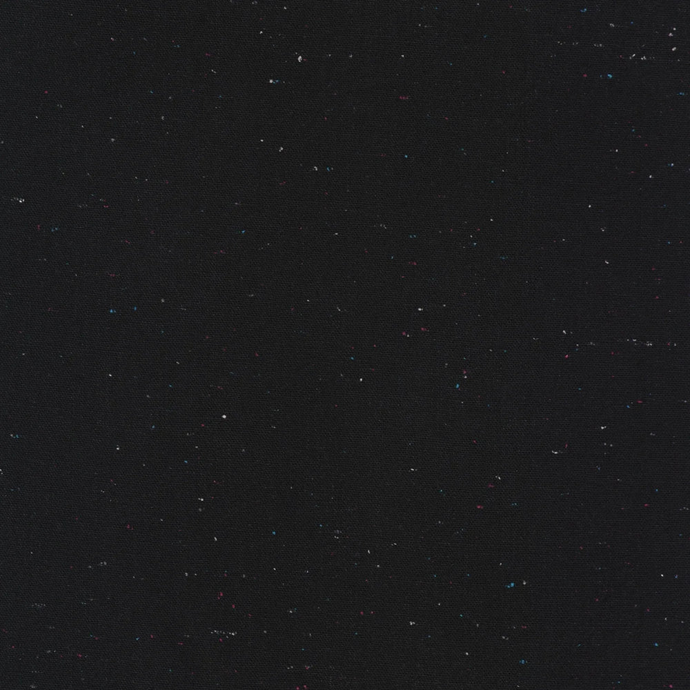 Robert Kaufman - Essex Speckle Yarn Dye - Black — Cottage Quilting Ltd.