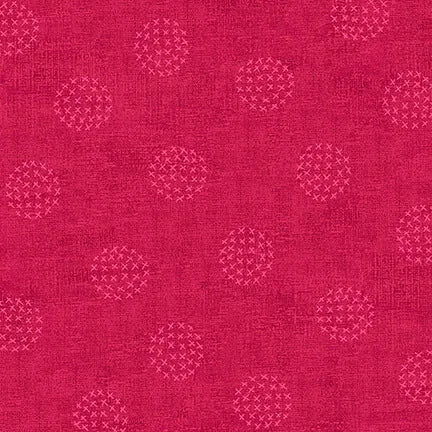 Stof - Basically - 4512-840 - Red Circle Dots — Cottage Quilting Ltd.