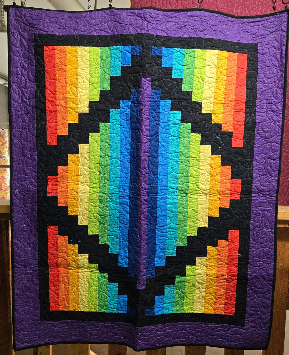 Store Sample- Lap Quilt- Vertigo — Cottage Quilting Ltd.