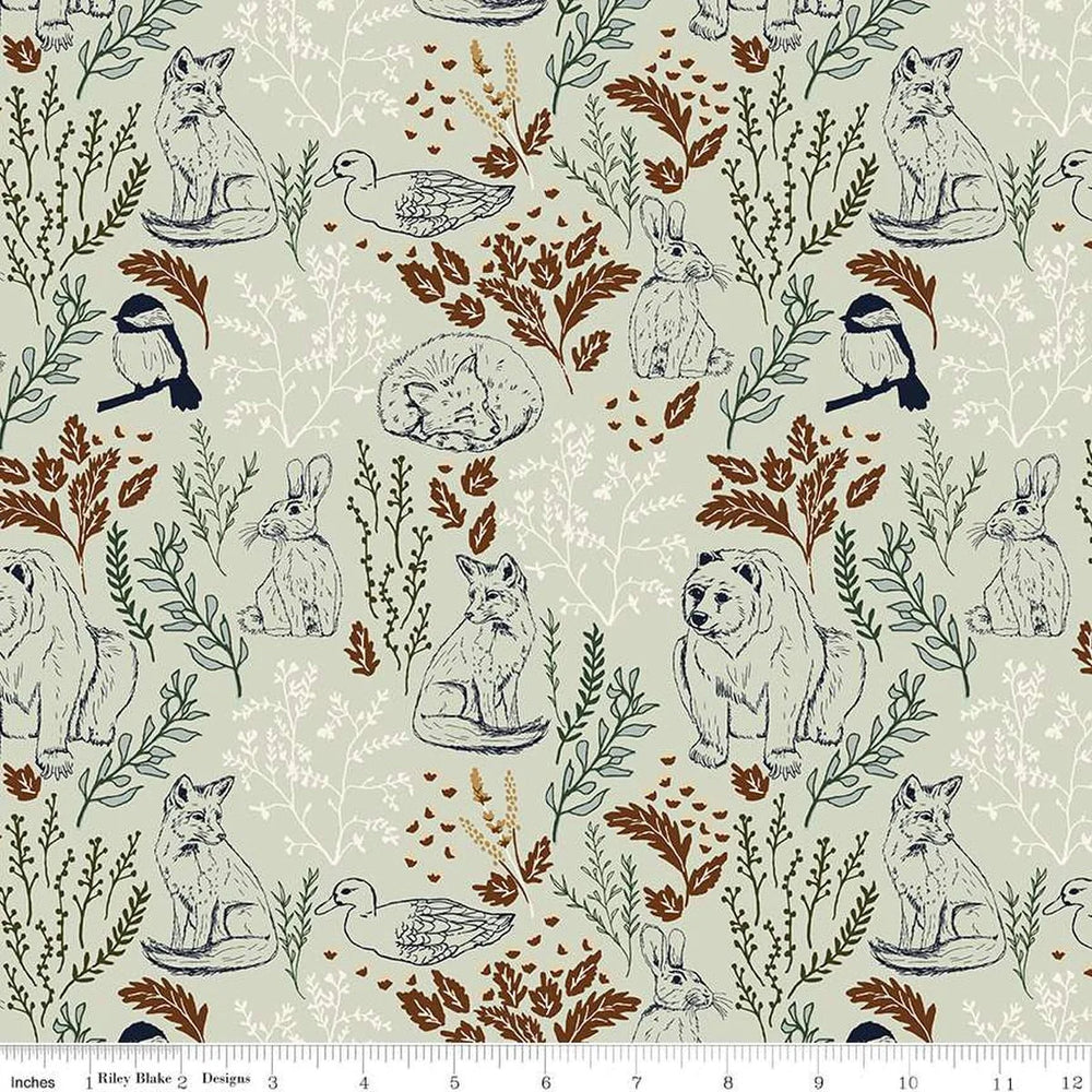 Riley Blake - Let's Wander - Main Mist - C16880-MIST — Cottage Quilting Ltd.