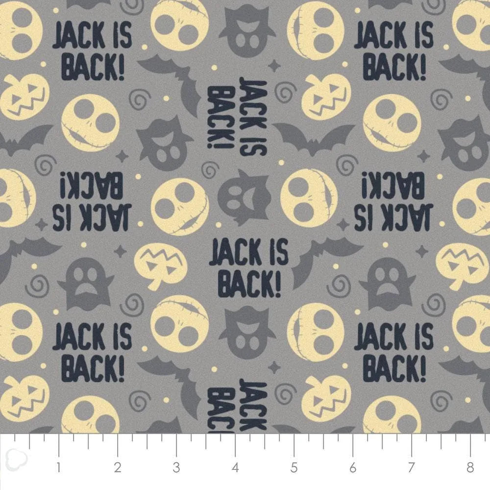 Nightmare Before Christmas- Master of Fright- Jack is Back Again — Cottage Quilting Ltd.
