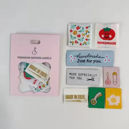 Quilt Labels - Assorted Woven Labels (8p) — Cottage Quilting Ltd.