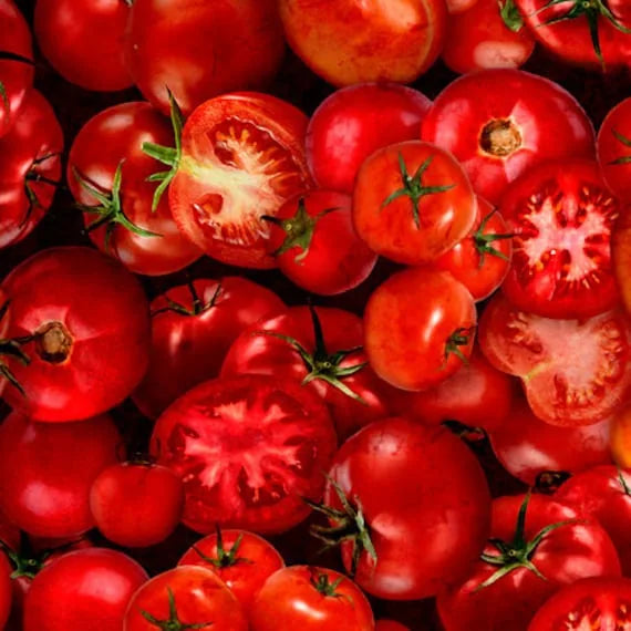 Farmer Johns Garden Party - Fresh Cut Tomato - FRESH-28465 — Cottage Quilting Ltd.