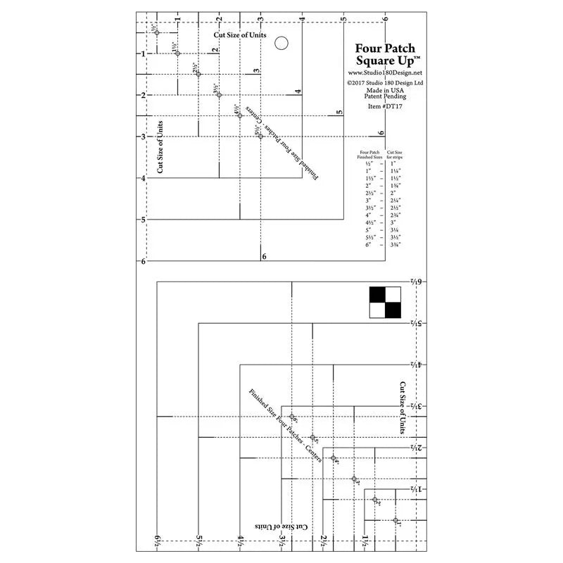 Studio 180 Designs Four Patch Square Up — Cottage Quilting Ltd.