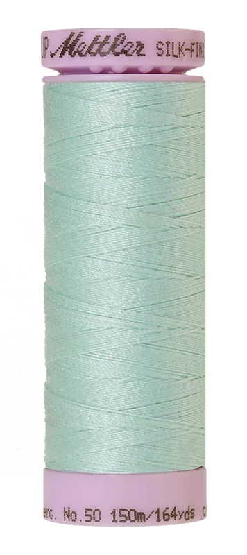 Mettler Silk-finish 50wt Solid Cotton Thread 164yd/150m Mystic Ocean — Cottage Quilting Ltd.