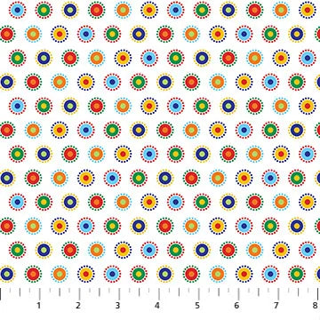 Deborah Edwards - All Around Town - White Dots - 24247-10 — Cottage Quilting Ltd.