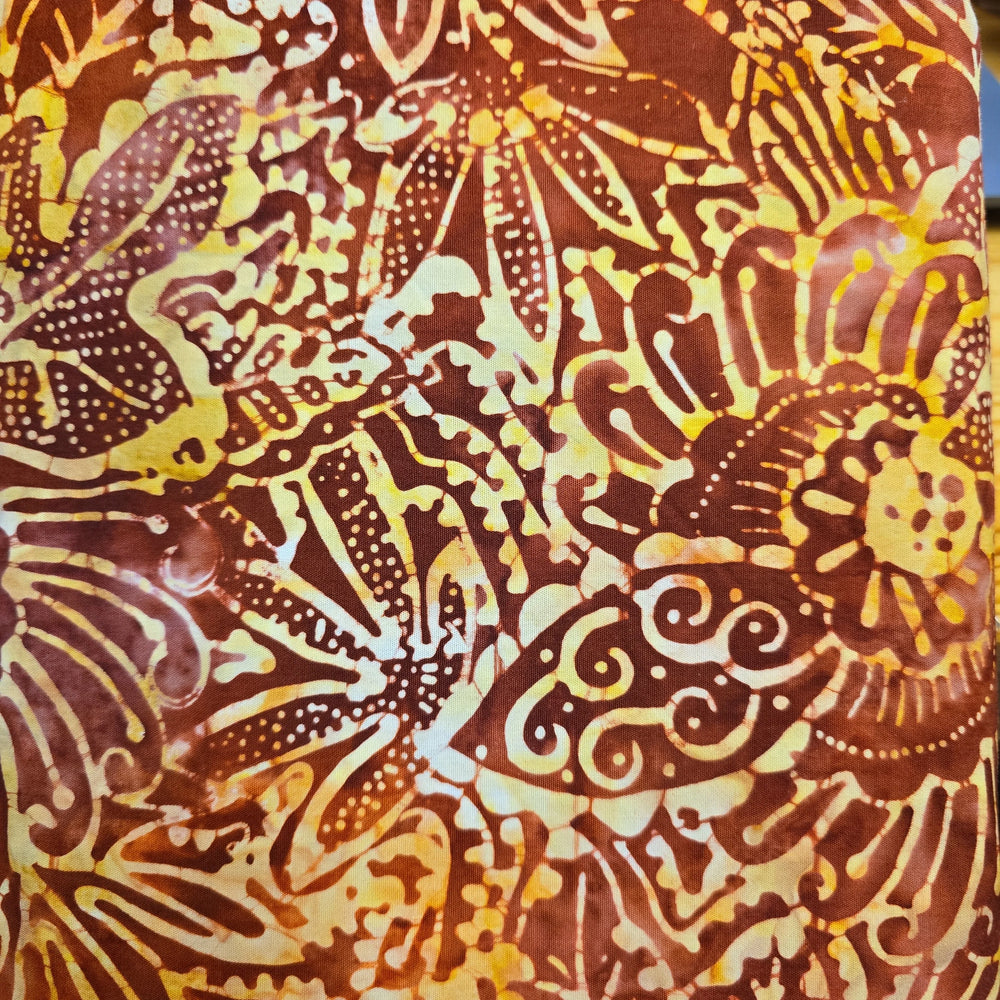 Batiks Bavarian- Orange Flower - JH23A8 — Cottage Quilting Ltd.
