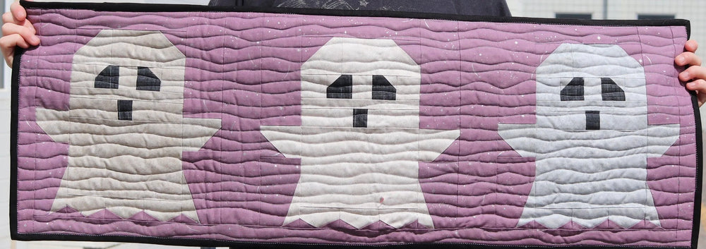 Store Sample- Table Runner - Ghosts — Cottage Quilting Ltd.
