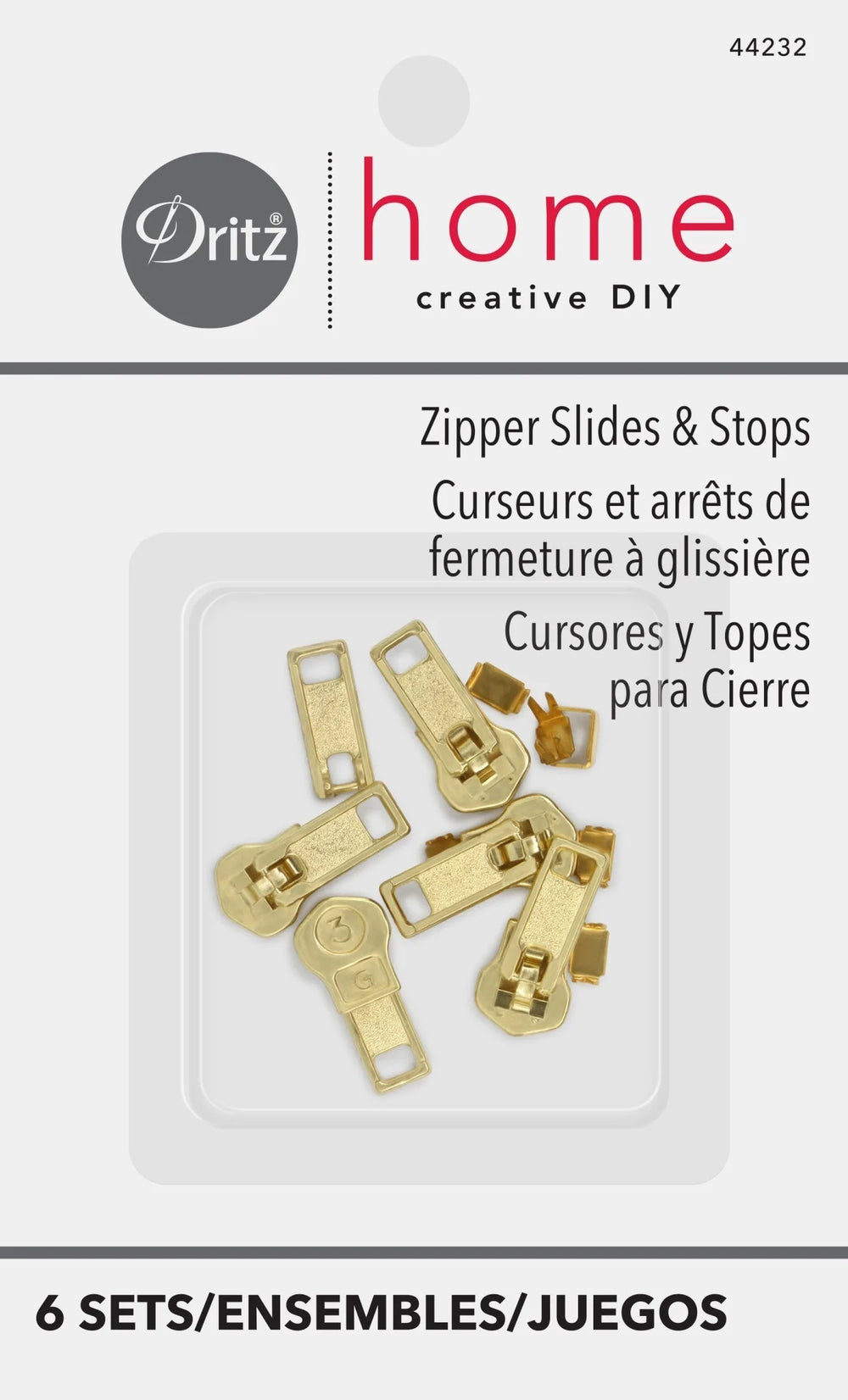 Dritz Zipper Slides & Stops — Cottage Quilting Ltd.