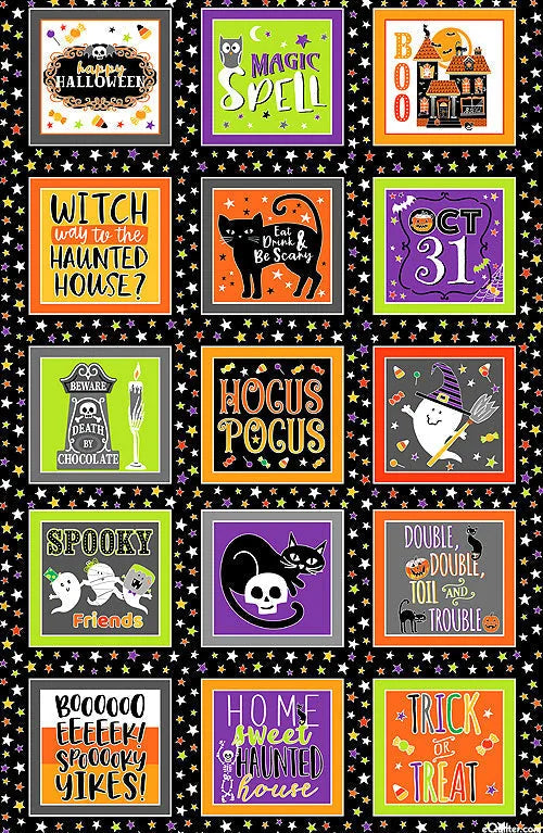 Glow-O-Ween Panel- 12965G — Cottage Quilting Ltd.