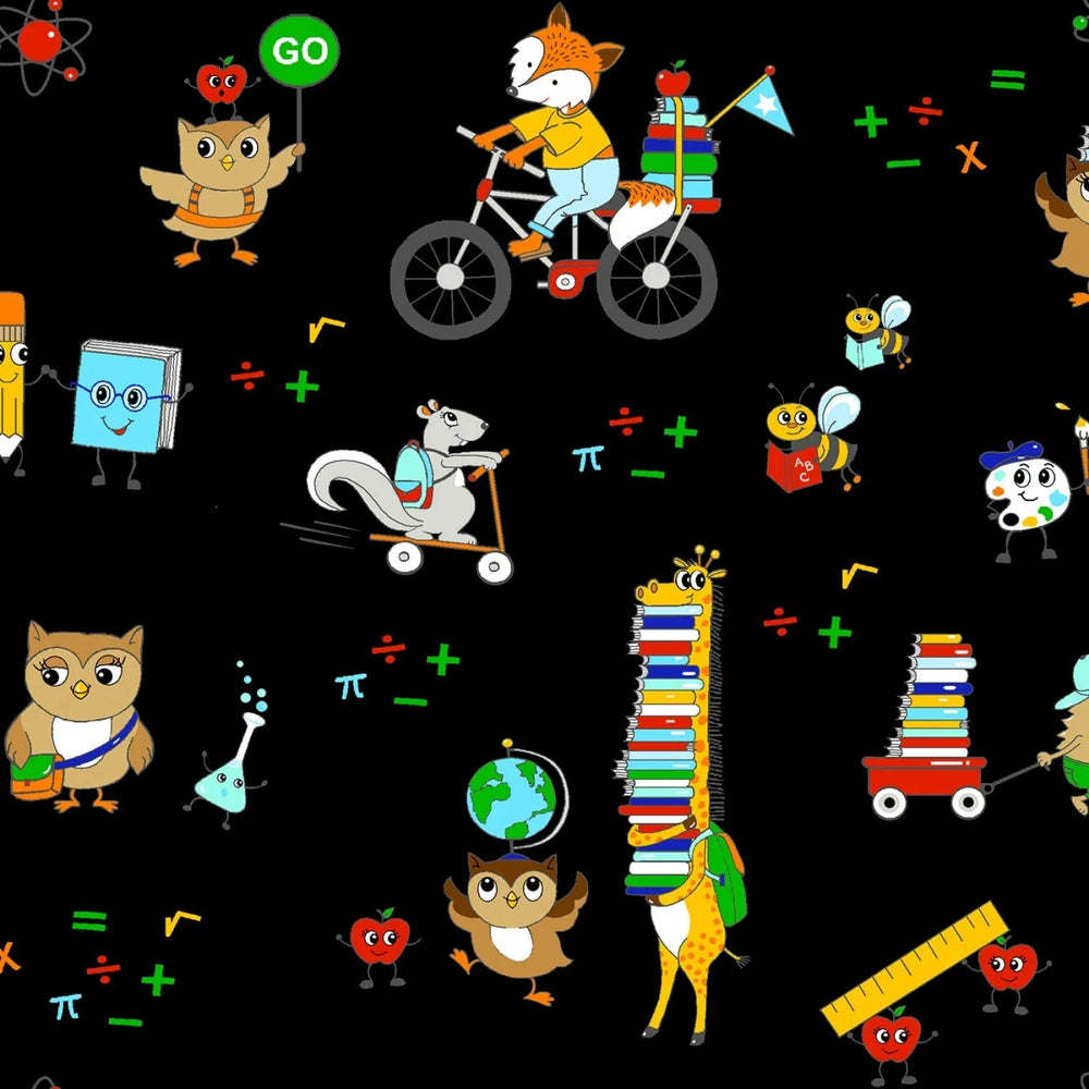 Extra Credit from Freckle and Lollie - Black Bookworm — Cottage Quilting Ltd.