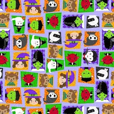 Little Monsters - Emily Elizabeth -Trick or Treaters Patch - Light Purple — Cottage Quilting Ltd.