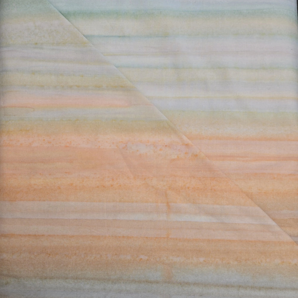 Batik Indonésien - Dégradé - Beige à Vert - 72-FMD-002