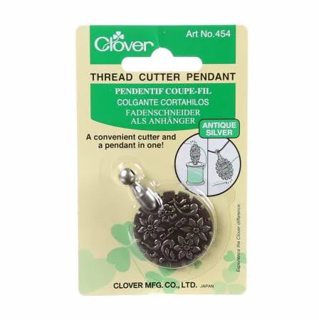 Thread Cutter Pendant - Antique Silver — Cottage Quilting Ltd.