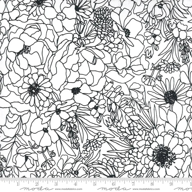 Illustrations by Alli K for Moda - Modern Florals - Paper — Cottage Quilting Ltd.