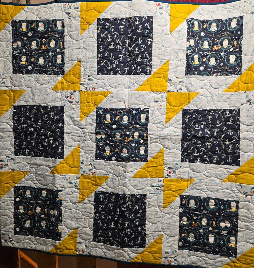 Store Sample- Lap Quilt- Ahoy Pattern