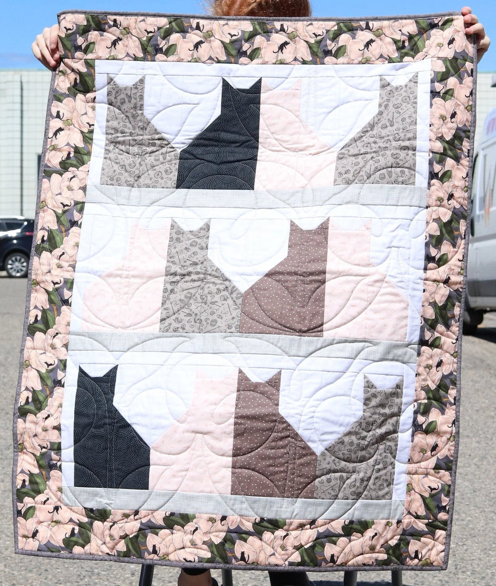 Store Sample- Lap Quilt- Cat City — Cottage Quilting Ltd.