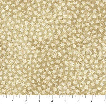 With Glowing Hearts - Oh Canada - Cream with Maple Leaves 24272-14 — Cottage Quilting Ltd.