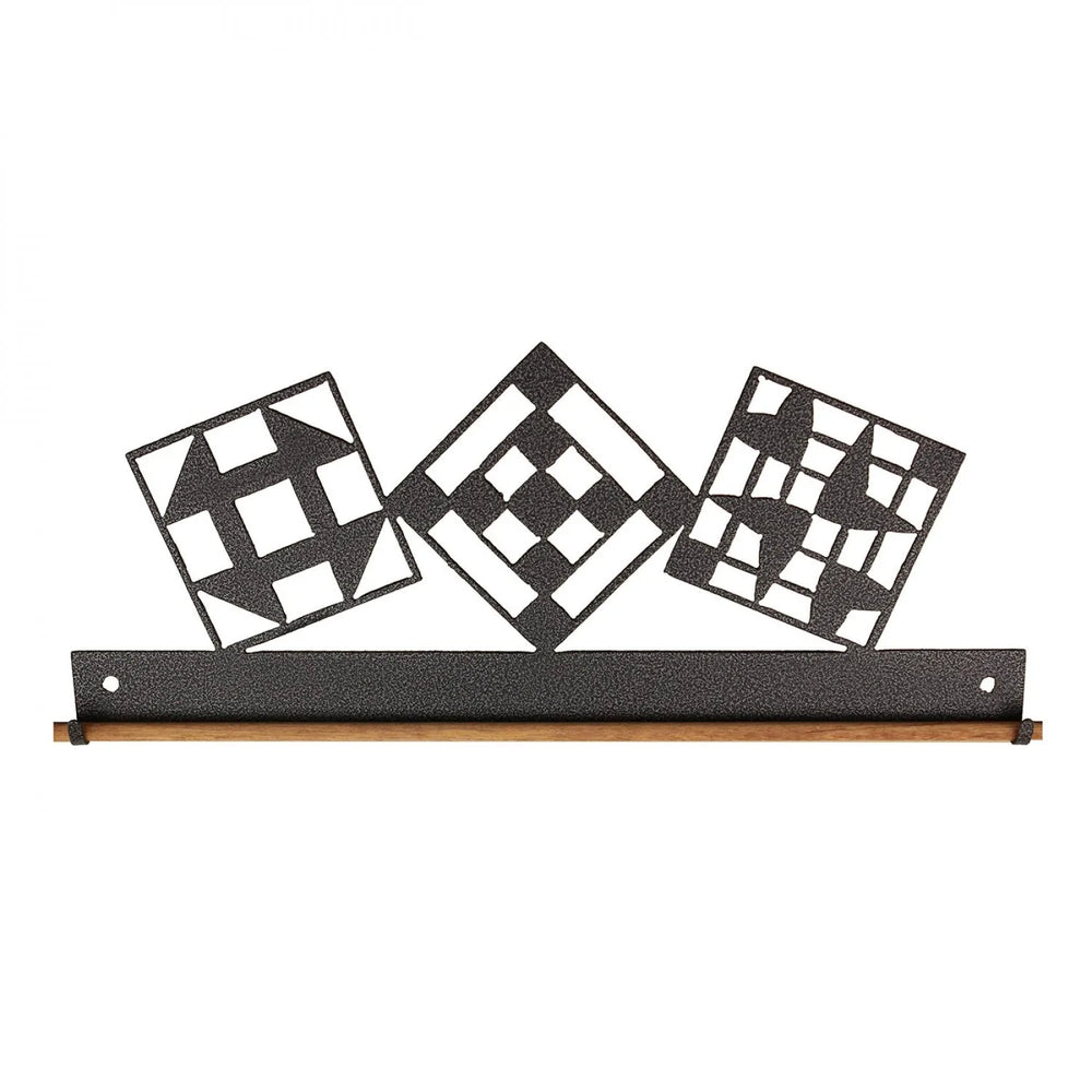 22in Quilt Block Fabric Holder Charcoal — Cottage Quilting Ltd.