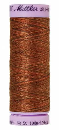 Mettler Silk-Finish 50wt Variegated Cotton Thread 109yd/100M Chocolatte — Cottage Quilting Ltd.