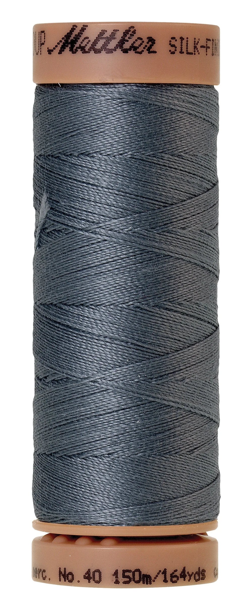 Mettler Silk-Finish 40wt Solid Cotton Thread 164yd/150M Flint Stone — Cottage Quilting Ltd.