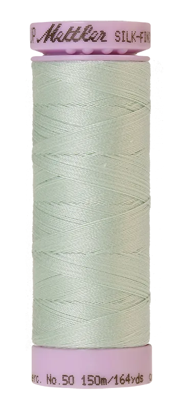 Fil de coton uni Mettler Silk-finish 50wt 164 vg/150 m Lustré